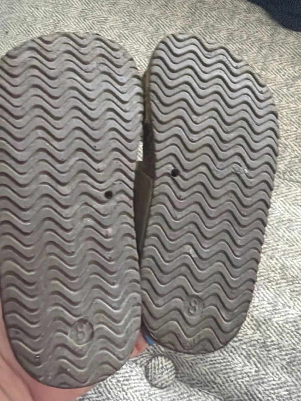 wonder nation Brown Kids Velcro Sandals with Palm Print